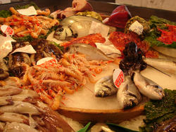 Peix parada de la Plaça Mercat