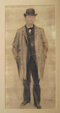 Lluís Domènech - dibuix de Ramon Casas