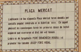 pla&ccedil;a mercat