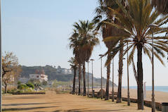 passeig marítim direcció sant pol - imatge arxiu