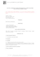 Acta JGL de data 6 d'agost de 2020