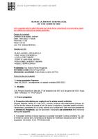 Acta Junta Govern Local de data 13 de gener de 2022
