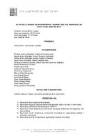 Acta ple 12/06/2014 extraordinari i urgent - revisat