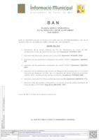 Ban Ple extraordinari 02/12/2021