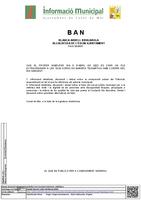 Ban - ordre del dia Ple extraordinari 06/04/2022
