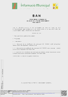 Ban Ple extraordinari amb urgència 23/11/23