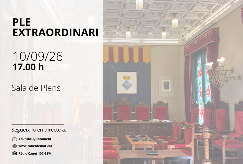 Ple extraordinari 10 09 26