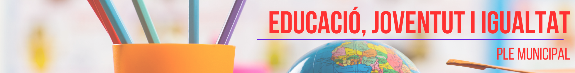 temes Ple - educaci&oacute;, joventut i igualtat