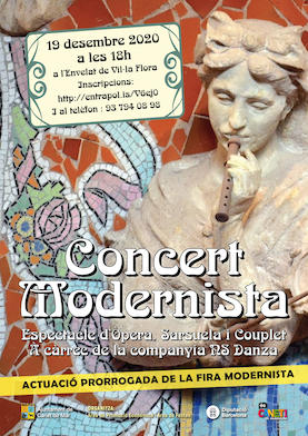 Cartell concert modernista Desembre de 2020