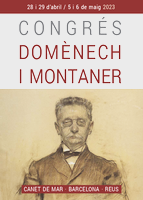 Programa I Congrés Lluís Domènech i Montaner