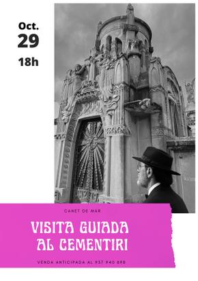 cartell visita cementiri