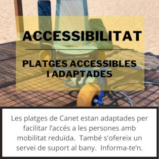 botó platges adaptades i accessibles
