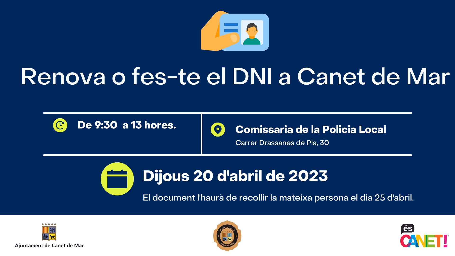 dni canet 20 abril