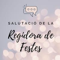 Salutació Regidora Festes