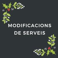 Modificacions de serveis