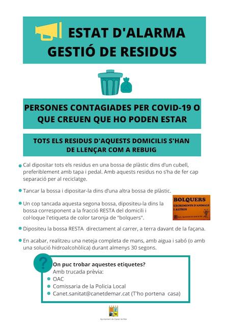Rebuig casos covid19
