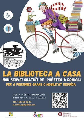 Cartell biblioteca nou servei pr&egrave;stec