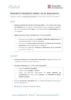 Document amb preguntes freqüents sobre l'ús de la mascareta (10 juliol)