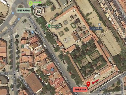 MAPA ACC&Eacute;S CEMENTIRI