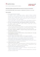 Questionari FAQs 18 de mar&ccedil;