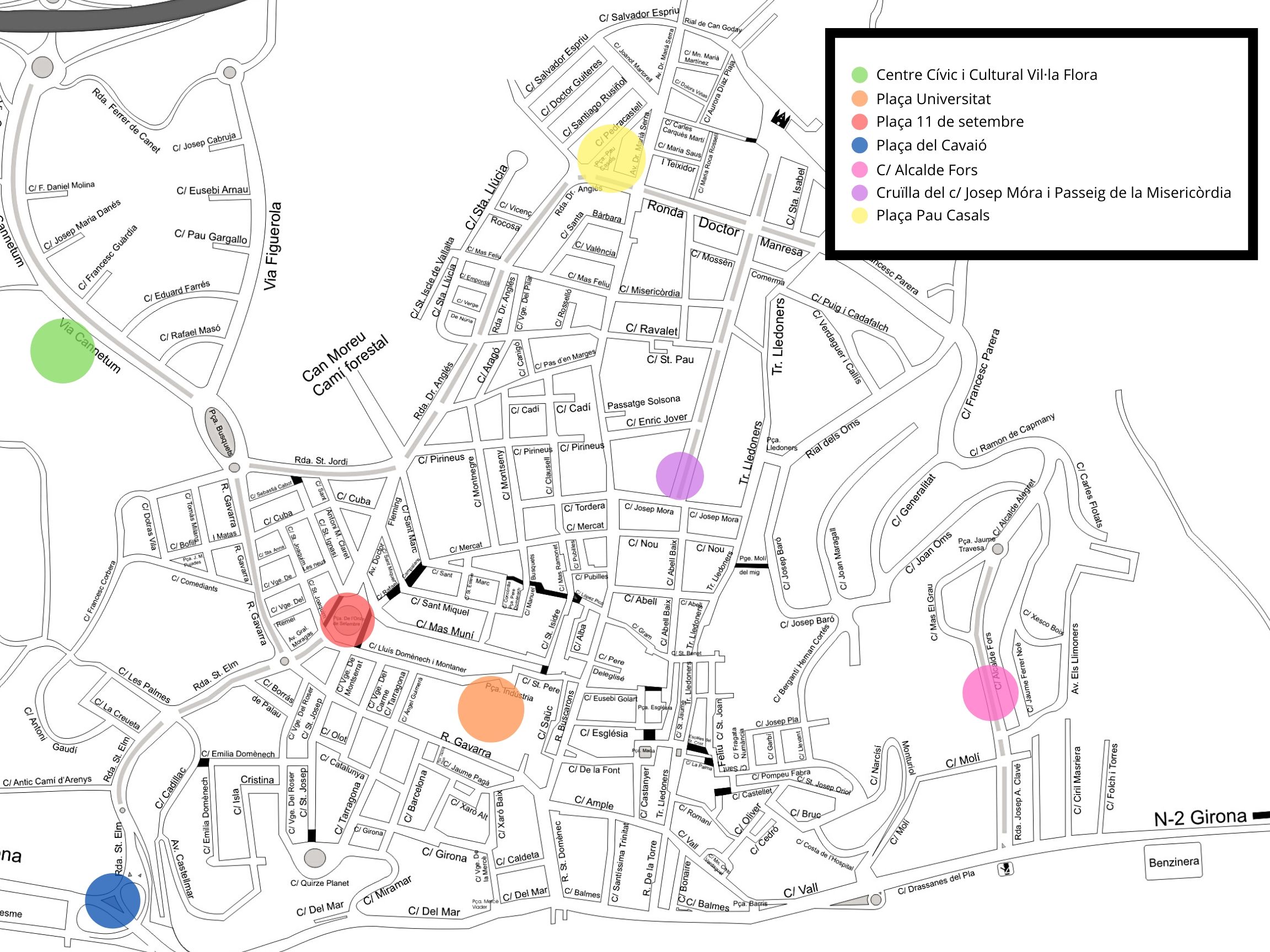 mapa correcte punts