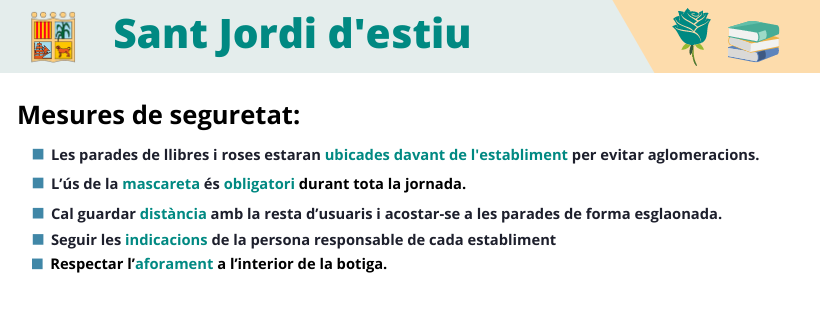 Mesures seguretat Sant Jordi estiu