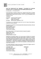 Acta i puntuació final Treballador social