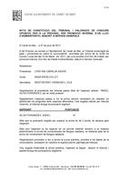 Acta i puntuació final administratiu Serveis Generals - promoció interna