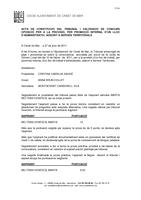 Acta i puntuació final administratiu Serveis Tècnics - promoció interna