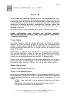 Edicte conserge Escola Misericòrdia