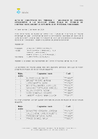 Acta prova te&ograve;rica TC