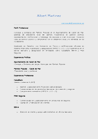 CV Albert Martínez Cortés