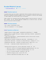 CV Rosabel Madrid C&aacute;mara