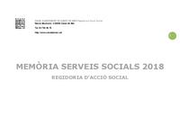 Memòria Serveis Socials 2018