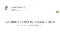 Memòria Serveis Socials 2018