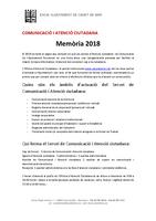 Memòria OAC 2018