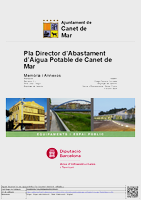 Pla director Aigua - Mem&ograve;ria i annexos