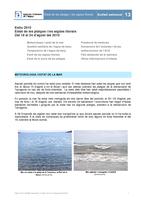 estat de les platges 24 d'agost de 2010