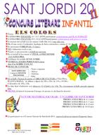 Bases concurs infantil Sant Jordi 2011