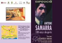 D&iacute;ptic exposici&oacute; Antoni Samarra