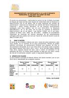 Informaci&oacute; preinscripci&oacute; i matriculaci&oacute; al Palauet - curs 2012 - 2013