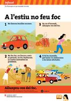 Cartell campanya prevenció d'incendis - 2013