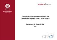 Impacte econ&ograve;mic Canet Rock - informe