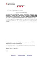 comunicat avís fred