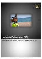 Memòria policia local - 2014