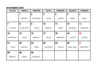 Calendari farm&agrave;cies de gu&agrave;rdia - novembre 2016