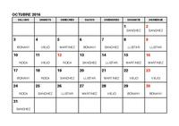 Calendari farm&agrave;cies de gu&agrave;rdia - octubre 2016