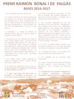 Bases 2016 -2017 Premi Bonal