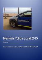 Memòria policia local 2015