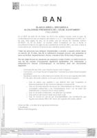 Ban elecció Jutge substitut - 2019